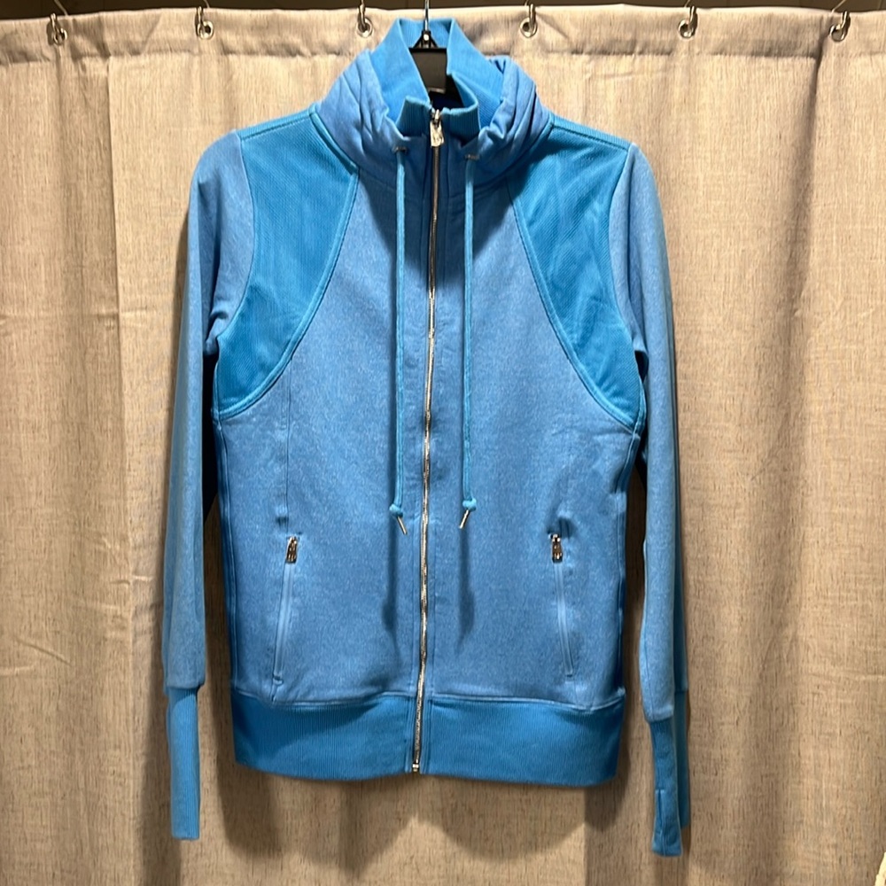 Lorna Jane NWT Blue Hoodie Zip Sweatshirt